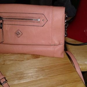 Vera Wang adjustable satchel